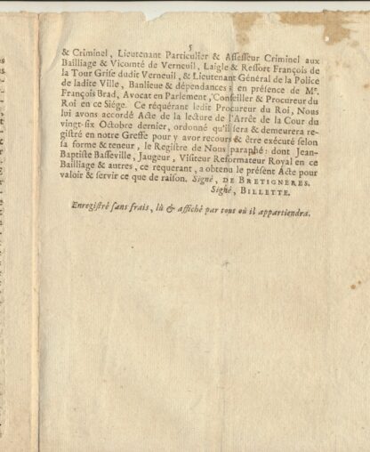 LOUIS XV - Arrest du Parlement de Rouen - 1756 – Image 7