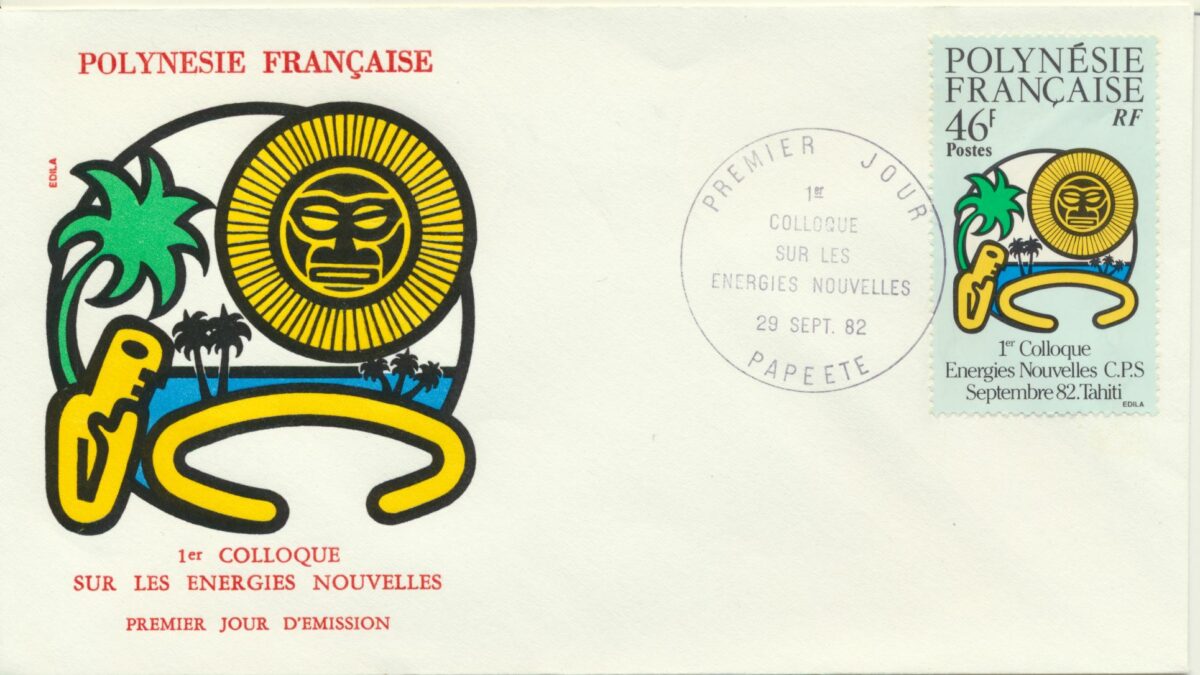 polynesie-francaise-1-er-jour-colloque-energies-nouvelles-1982-46-francs-r