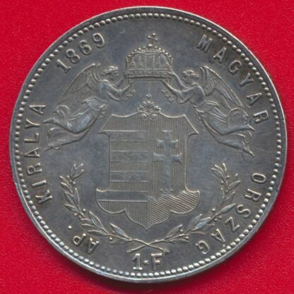 HONGRIE - Forint -  1869 – Image 2