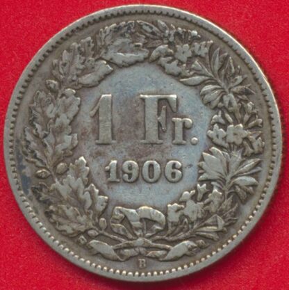 SUISSE - Franc - 1906 – Image 2