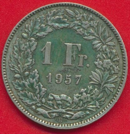 SUISSE - Franc - 1957 – Image 2