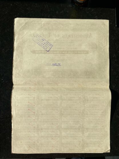 ANGERS - Société des Ardoisières de Trélazé - Action de 500 Francs - 1925 – Image 3