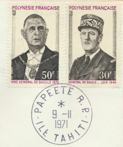 polynésie française premier jour général de gaulle