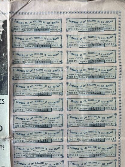 angers société des ardoisières de trélazé action de 500 francs (copie)