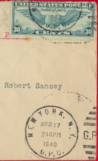 etats-unis-amrique-usa-30-cents-lettre-1940