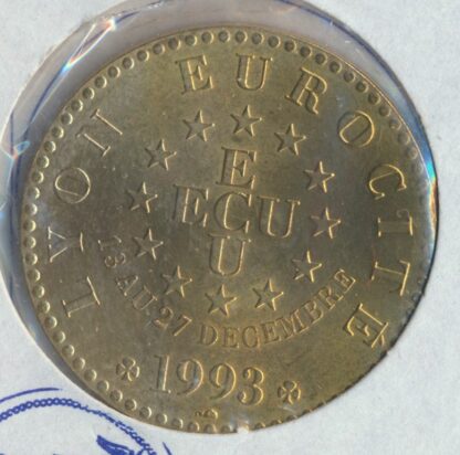 euro-centenaire-double-ecu-lyon-as-romain-1993