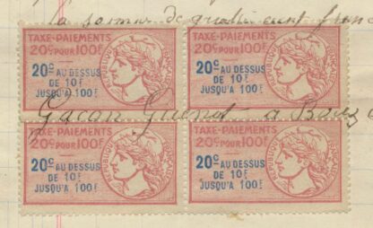 fiscaux-doucment-taxe-paiement-20-c-pour-100-francs