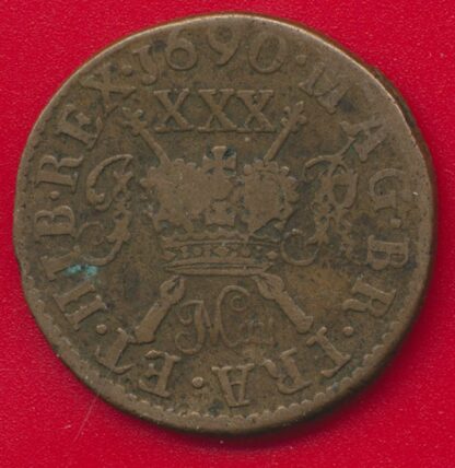 grande-bretagne-xxx-30-pence-jacque-sii-1690