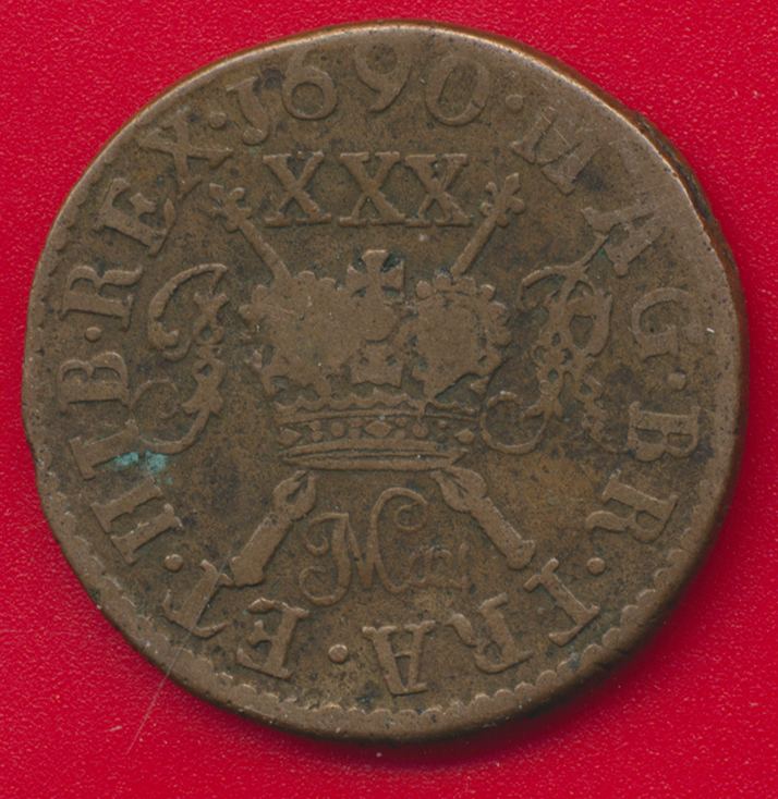 grande-bretagne-xxx-30-pence-jacque-sii-1690