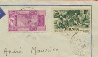 guinee-afrique-occidentale-francaise-lettre-1939-