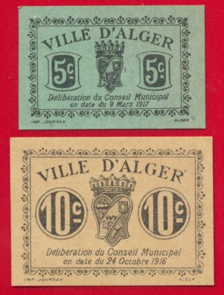 lot-algerie-monnaie-carton-5-c-10-ville-alger