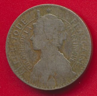 martinique 50 centimes 1897