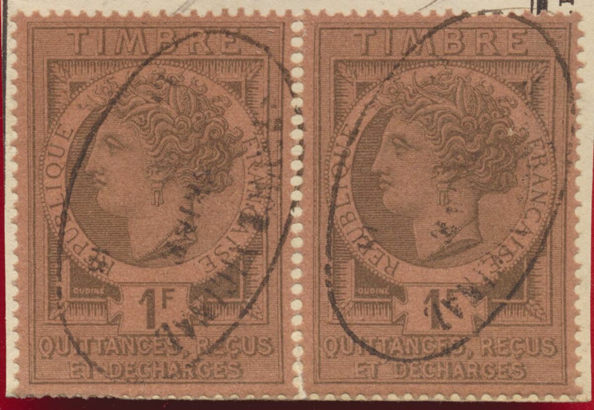 quittances-recus-decharge-fragement-paire-1-franc-