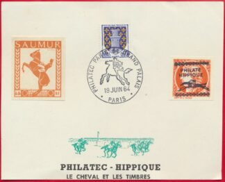 Carte-saumur-1-6-1964-philatec-hippique