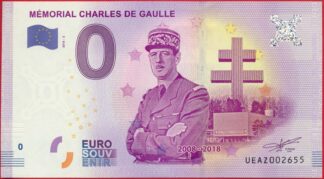 billet-touristique-euro-souvenir-memorial-de-gaulle-2018-2655