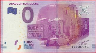billet-touristique-euro-souvenir-oradour-sur-galne-2016-0847