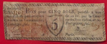 bon-de-cinq-5-sols-paris.