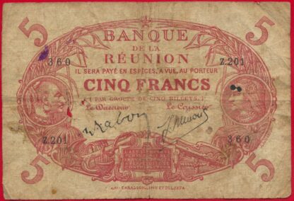 reunion-5-francs-z201