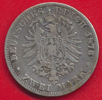 allemagne-2-mark-hambourg-1876