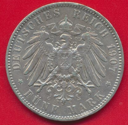allemagne-5-mark-1907-hambourg