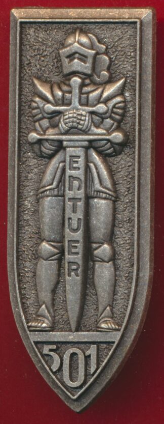 insigne-abc-501-regiment-char-combat