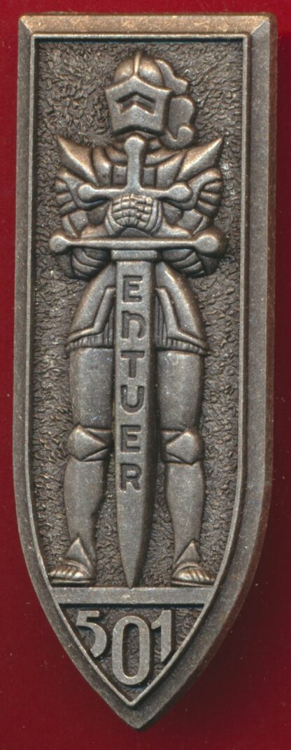 insigne-abc-501-regiment-char-combat