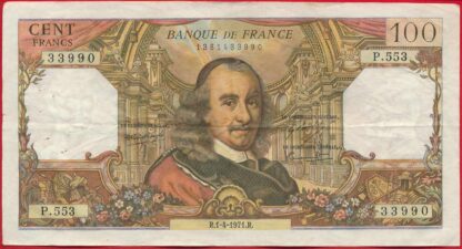 100-francs-corneille-1-4-1971-3990