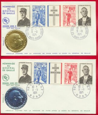 2-enveloppes-hommage-general-de-gaulle-1971