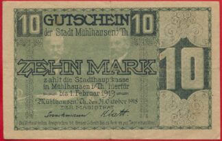 allemagne-10-mark-31-10-1918-muhlausen