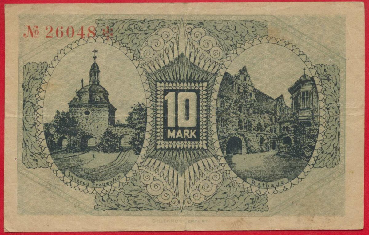allemagne-10-mark-31-10-1918-muhlausen