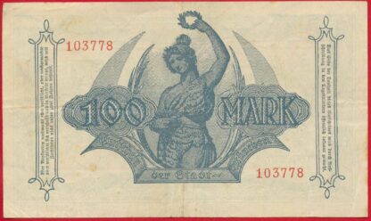 allemagne-100-mark-muncih-26-9-1922
