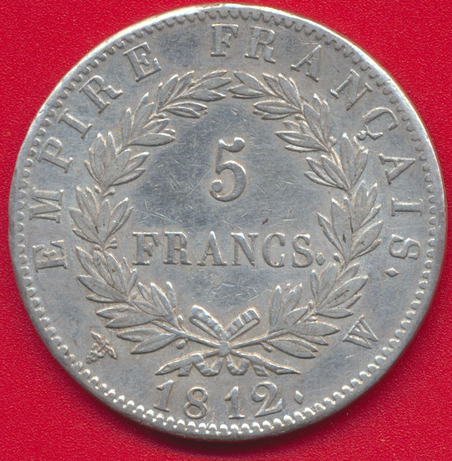 napoleon-1-er-5-francs-1812-w-lille