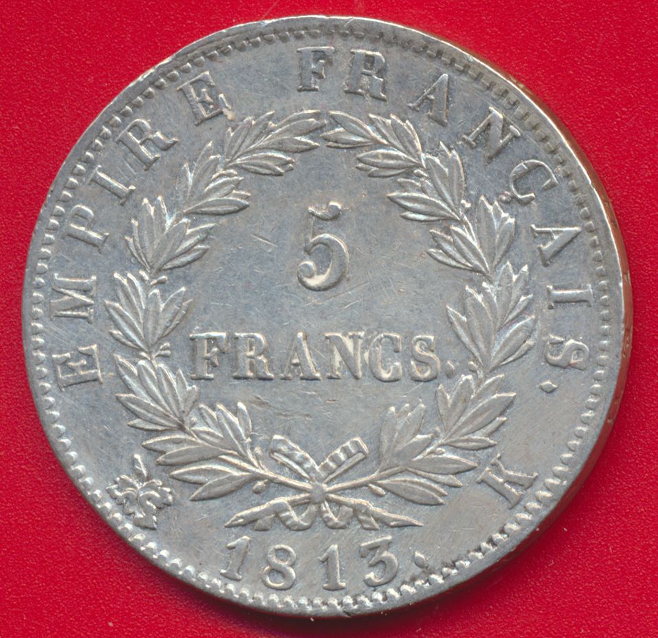 napoleon-1-er-5-francs-1813-k-bordeaux.