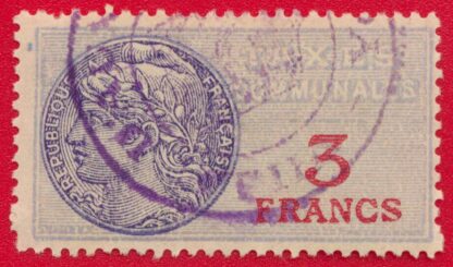 timbre-fiscal-taxes-communales-3-francs