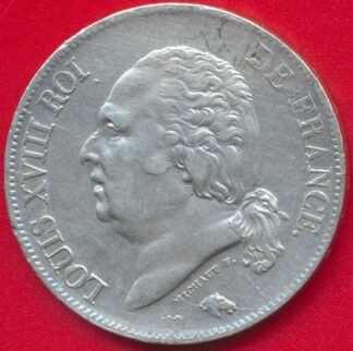 louis-xviii-5-francs-1821-w-lille-