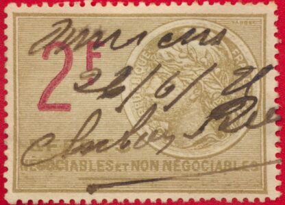 timbre-fiscal-effets-commerce-2-francs-