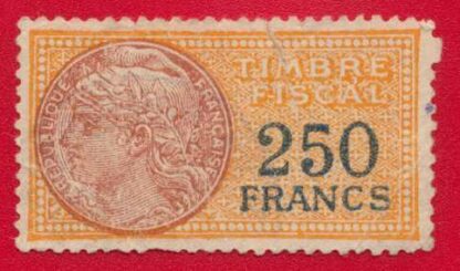 timbre-fiscaux-fiscal-250-francs