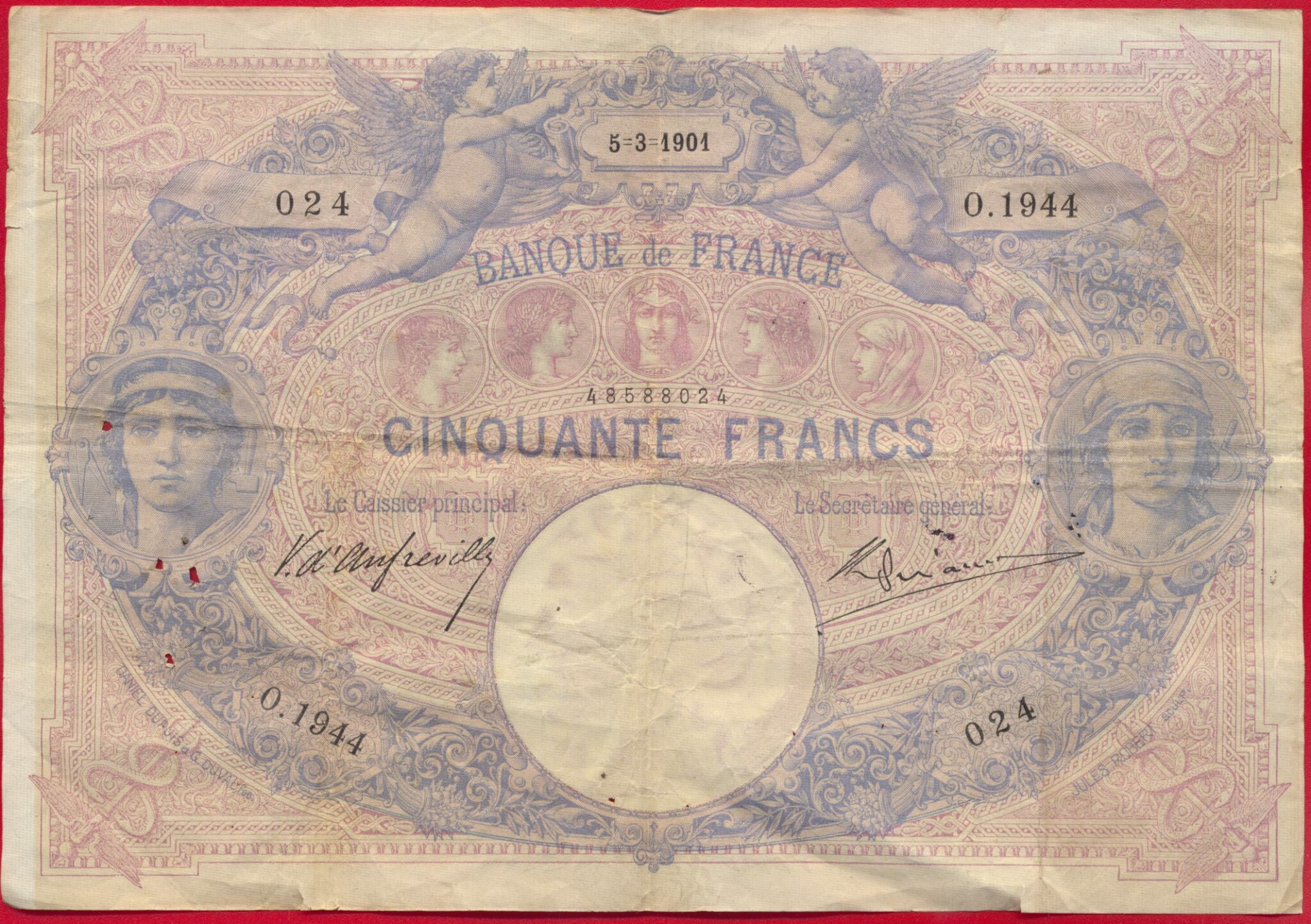 334645] France, 500 Francs, Bleu et Rose, 1928, Z.1041, VF, Fayette