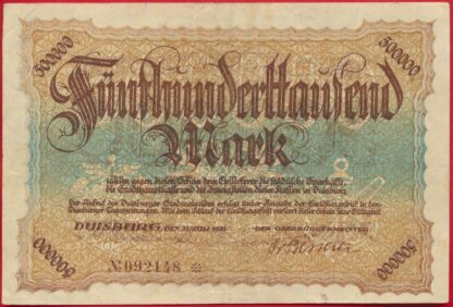 allemagne-dusiburg-500000-mark-31-7-1923-2148-