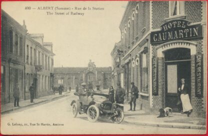 cpa-albert-albert-rue-station