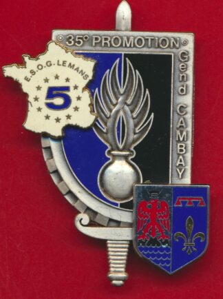 insigne-promotion-gendarmerie-esog-lemans-35-cambay-