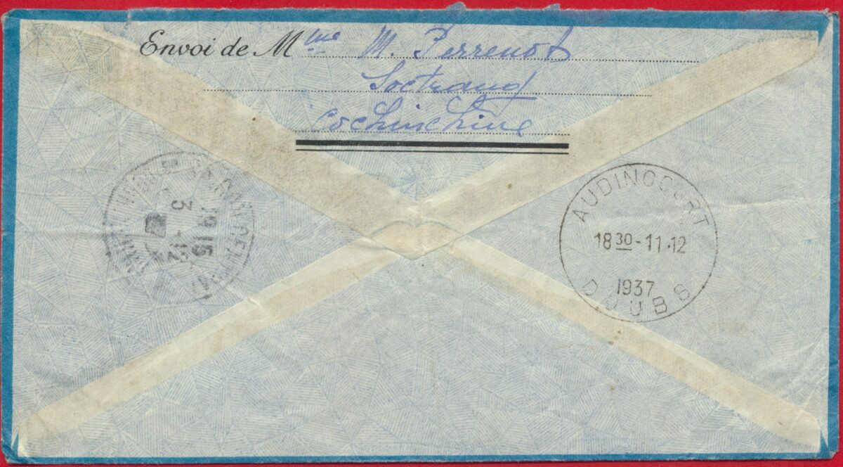 lettre-cochinchine-soctrang-soctrane-recommande-1937