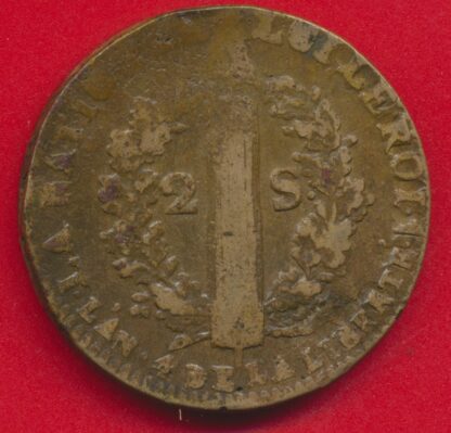 louis-xvi-2-sols-1792-w-lille