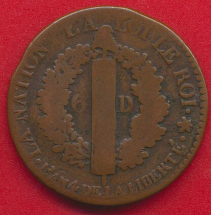 louis-xvi-6-deniers-1793-k-bordeaux