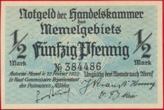 memel-1-2-mark-1922-4486