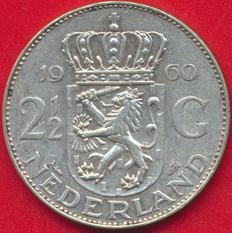 pays-bas-2-1-2-gulden-1960