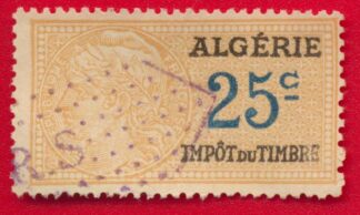 algerie-fiscal-impot-timbre-25-centimes-