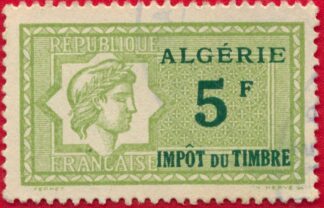 algerie-fiscal-impot-timbre-5-francs-