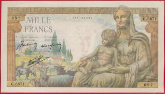 1000-francs-demeter-25-6-1943-6697