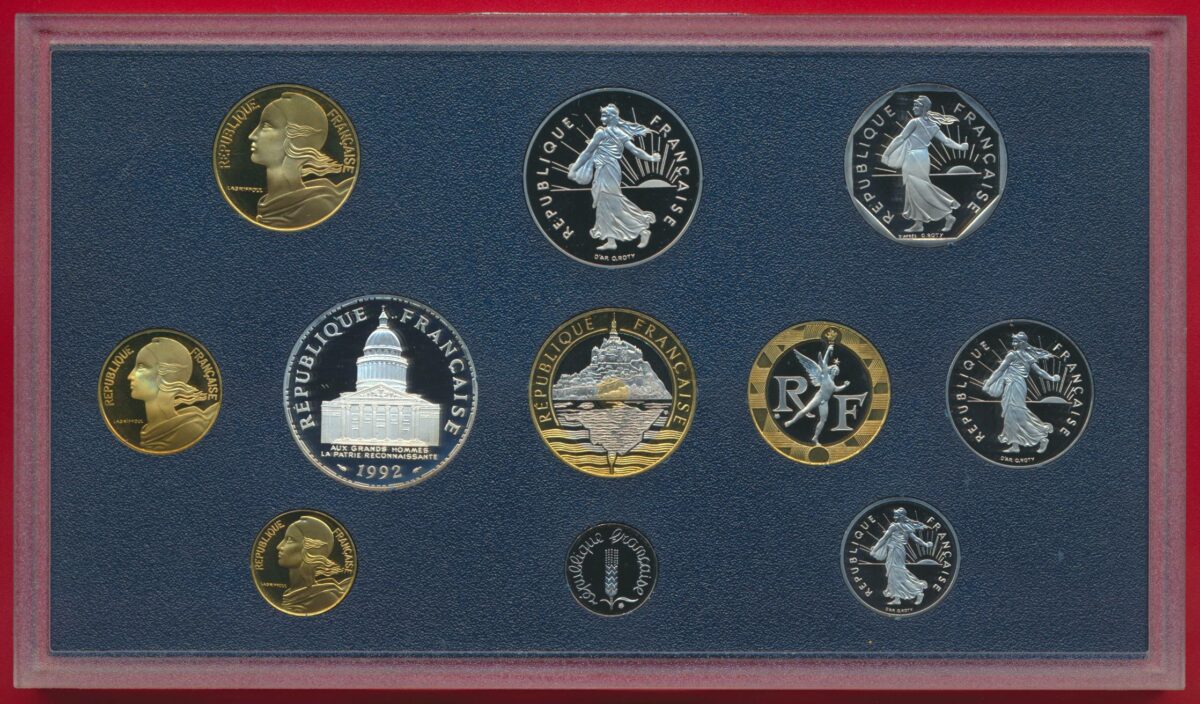 france coffret be 1992